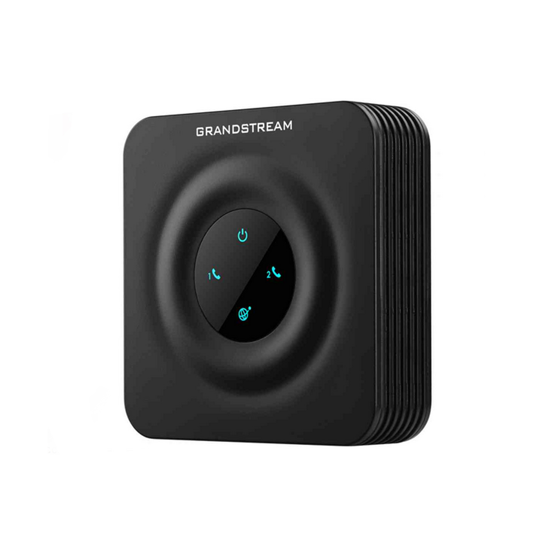 Телефонный адаптер, Grandstream, HT802, 2xFXS, 1xLAN 10/100M, 3-х сторонняя конференц-связь, 2 SIP- профиля