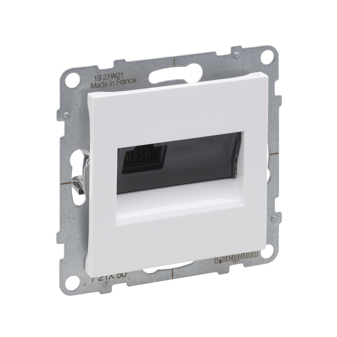 Информационная розетка одинарная, Legrand Suno, 721150, RJ45 Кат.5e UTP Белый