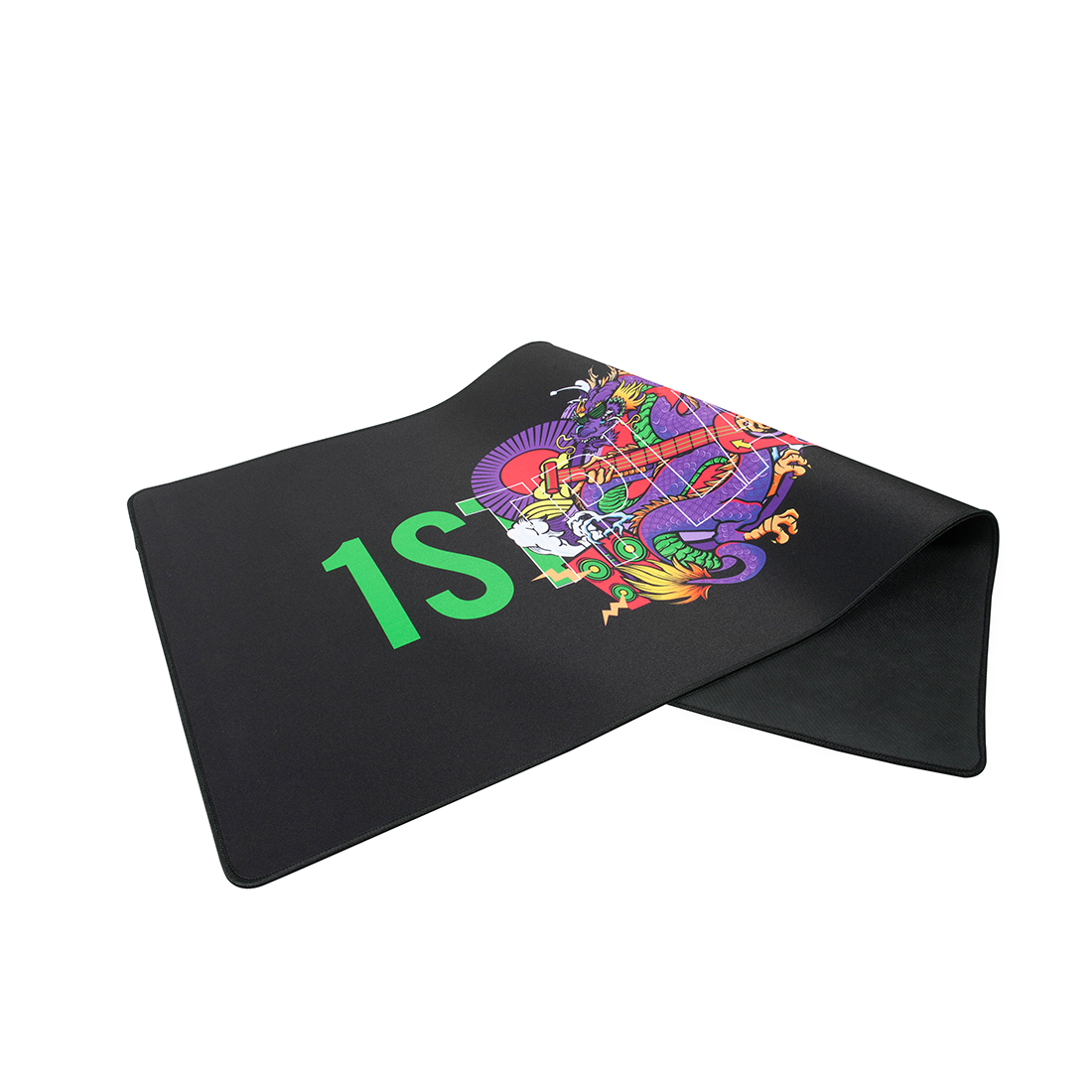 Коврик для компьютерной мыши, 1STPLAYER, MP2, MP2-J-XL-BK, 450х400х3мм, Резиновая основа, Поверхность нетканный материал, Черный