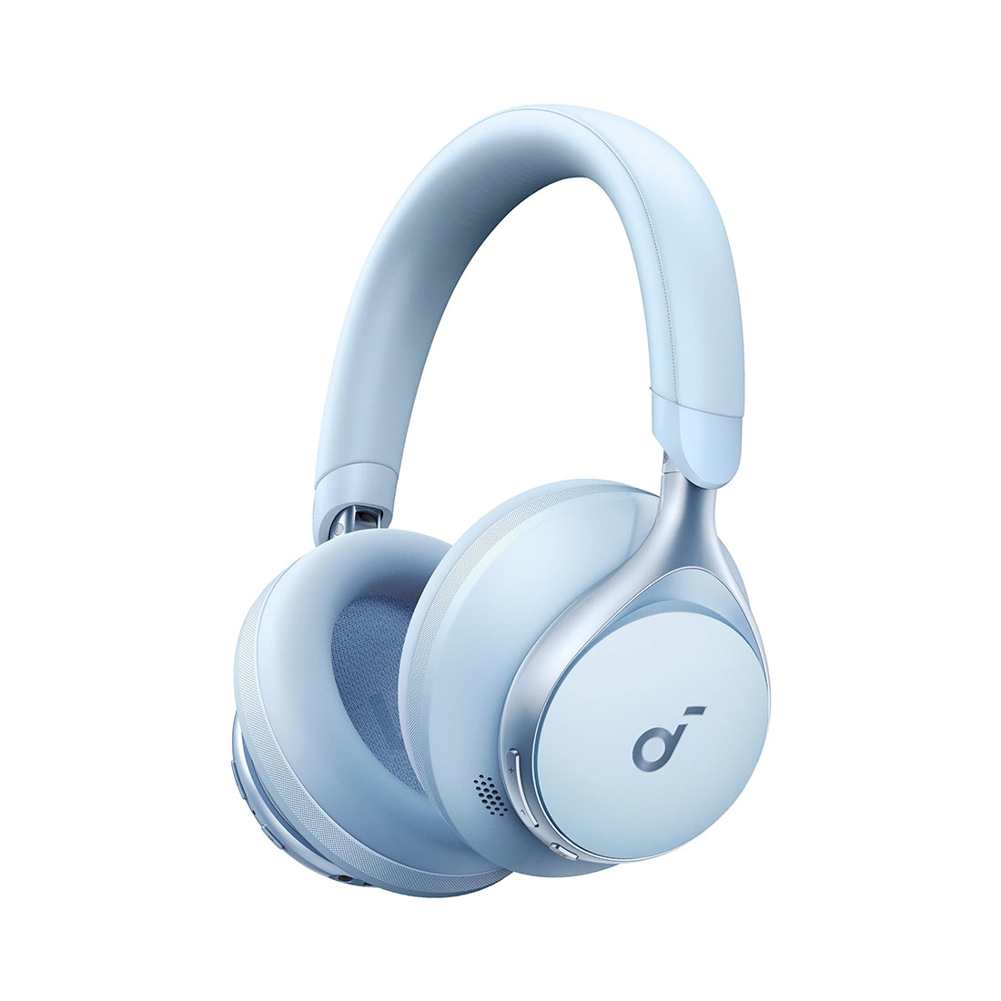 Наушники, soundcore, Space One (A3035G31), Bluetooth 5.3, ANC, до 55, USB-C, LDAC, Голубой