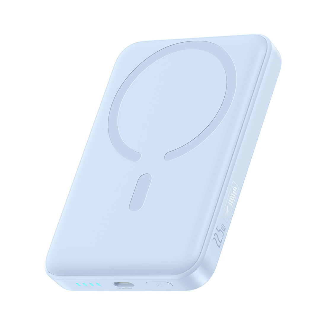 Портативный внешний аккумулятор, Baseus, EnerFill FM11 Ultra-Mini (P1008210E313-00), 10000mAh, 22.5W, Голубой