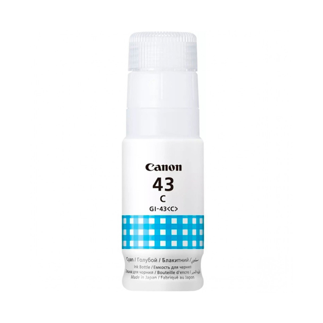 Чернила Canon GI-43 Cyan для PIXMA G540/G640, 60 мл