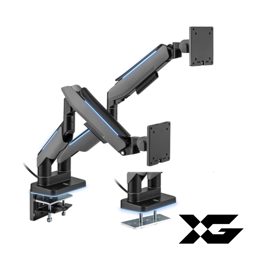 Газлифтпен үстелдік кронштейн XG MGG-1735D сұр 17"-35" мониторлар үшін