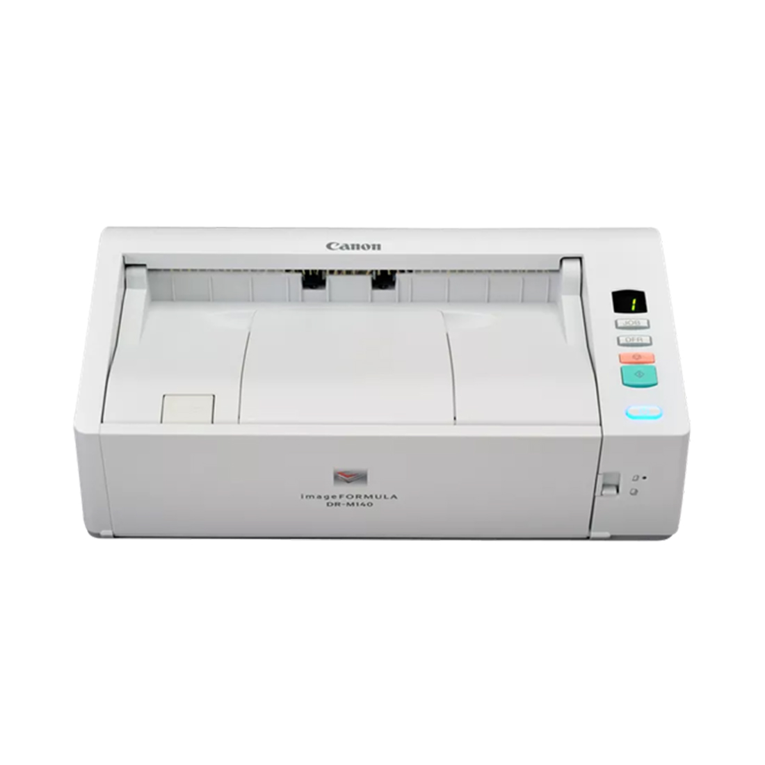 Протяжный сканер, Canon, imageFORMULA DR-M140 II, 6050C003, 600 x 600 DPI, USB2.0, 80 листов, 40 стр/мин, 20-209 г/кв.м, длина 356 мм, Вес:2,6 кг
