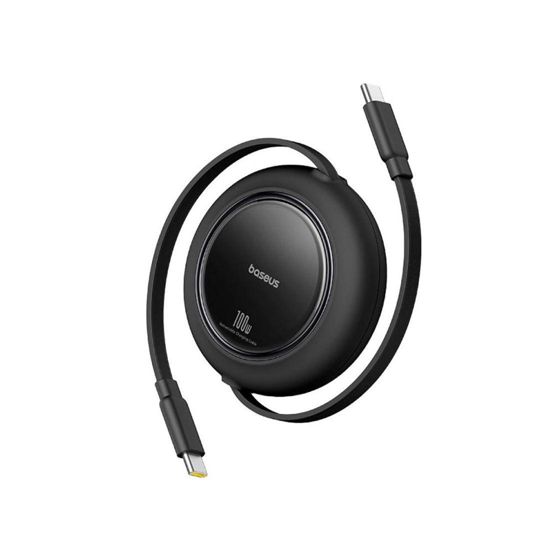 Интерфейсный кабель, Baseus, Free2Pull Mini (P10364500113-01), USB-C to USB-C, 100W, 2m, Черный