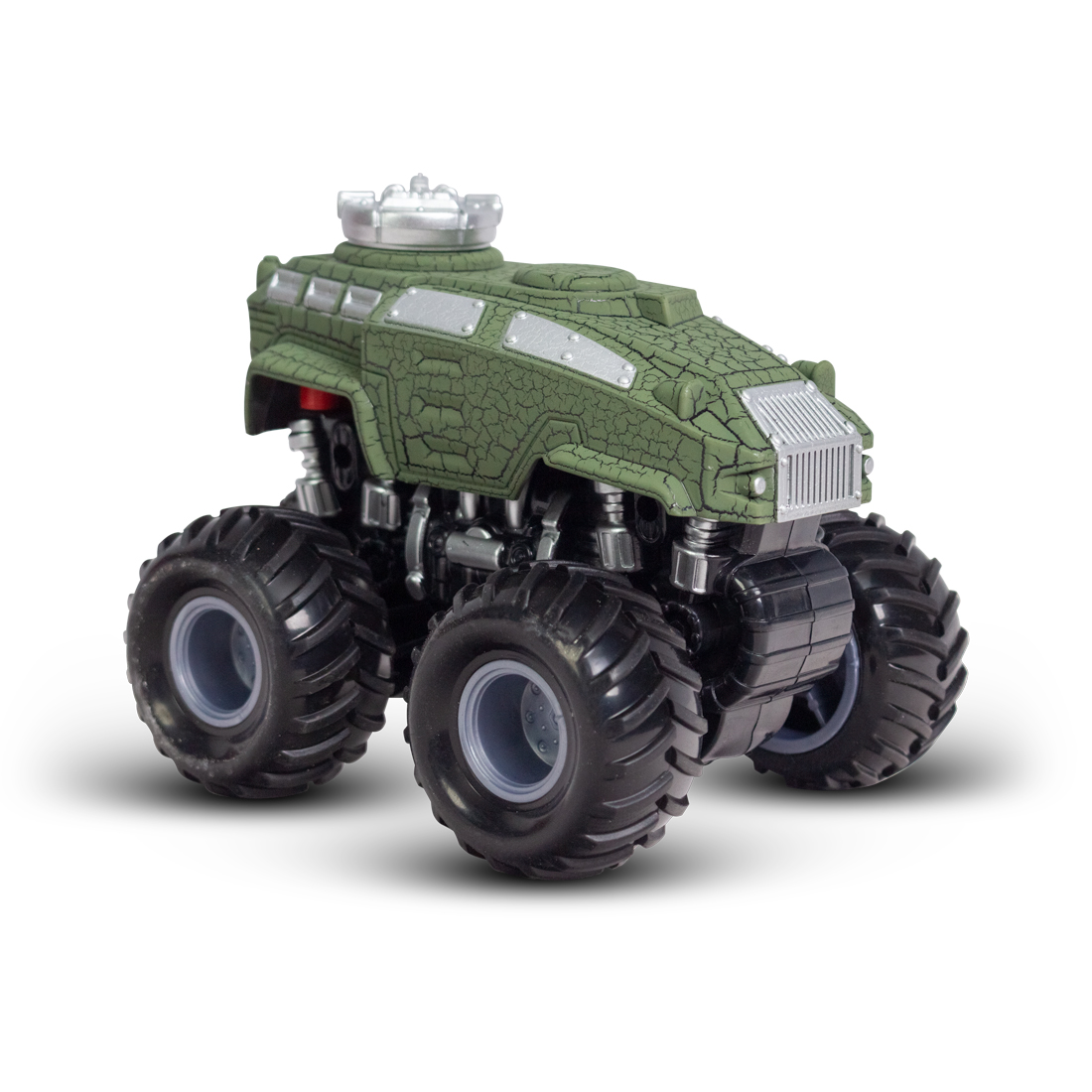 Инерционный внедорожник 12см, X Game kids, X7657, Серия OFF-ROAD, Открытая упаковка, Зеленый кузов, Цветная русифицированная коробка