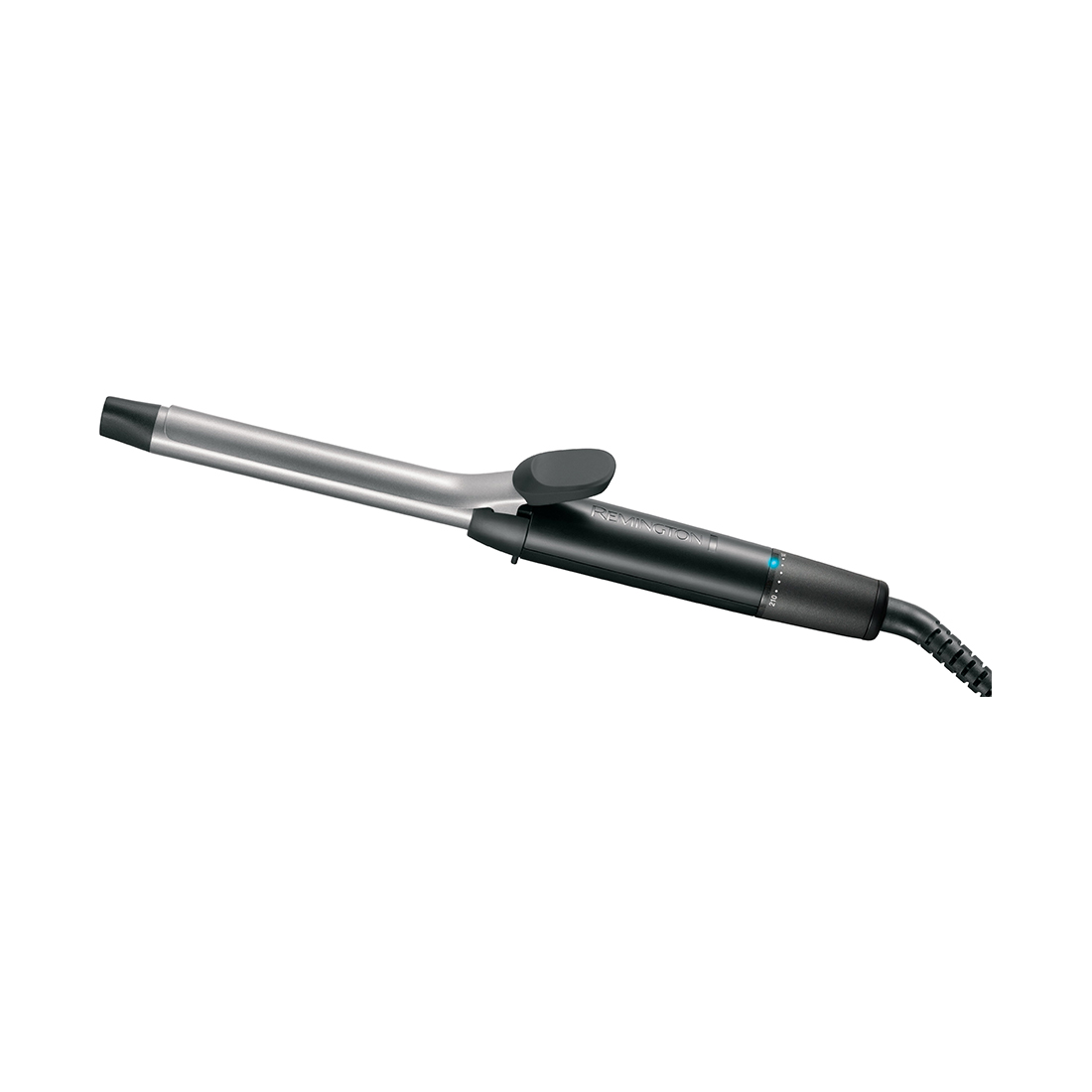 Плойка, Remington, CI5519, Диаметр щипцов 19 мм, Температурп нагрева 140-210 °С, 8 режимов, Время нагрева 30 сек, Керамическое покрытие, Автоотключение, Длина шнура 1.8м, Мощность 32 Вт, Черный
