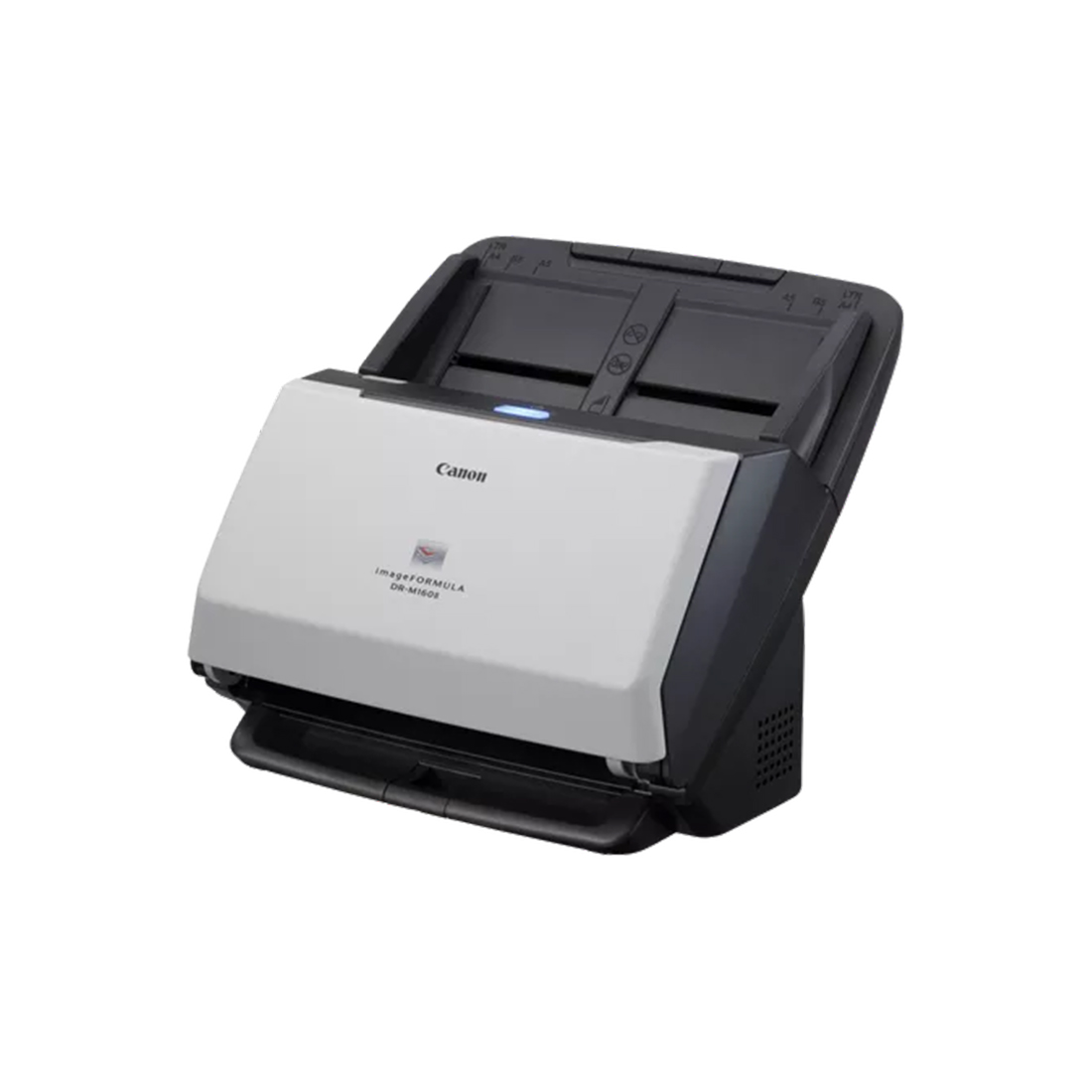 Протяжный сканер, Canon, imageFORMULA DR-M160 II, 9725B003, 600 x 600 DPI, USB2.0, 75 листов, 60 стр/мин, 20-209 г/кв.м, длина 3000 мм, Вес:3,3 кг