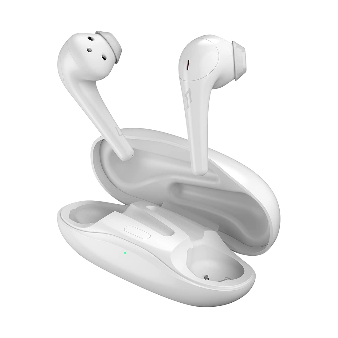 Наушники,1MORE, Comfobuds 2 ES303, Внутриканальные, Беспроводные, 2,400 ГГц – 2,4835 ГГц, 28 Oм, Мощность 5мВт, Размер 39,36  17,96  19,2 мм( наушник)/68,8  30  26,4 мм( кейс), Емкость аккумулятора 43 мАч(наушник)/410 мАч (кейс), Время заряда 40 минут( наушник)/80 минут( кейс), Время работы 24ч, Bluetooth® 5.2, HFP A2DP /AVRCP, Вес 36.5 г, Белый