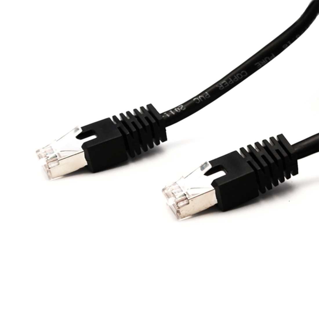 Патч Корд, SHIP, S4025BK0050-P, Cat.5e, FTP, LSZH, RJ-45, 0.5 м, Чёрный, Пол. пакет