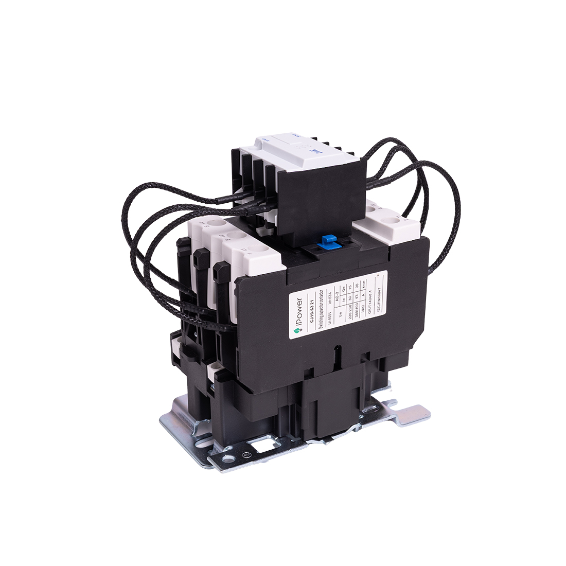 Контактор КРМ, iPower, CJ19-63A, 30кВАр 2НО+1НЗ 230В