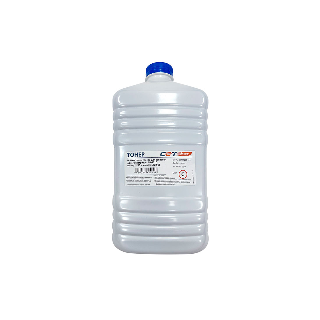 Тонер и девелопер CET8521C-514, Синий для KONICA MINOLTA Bizhub C224/284/364