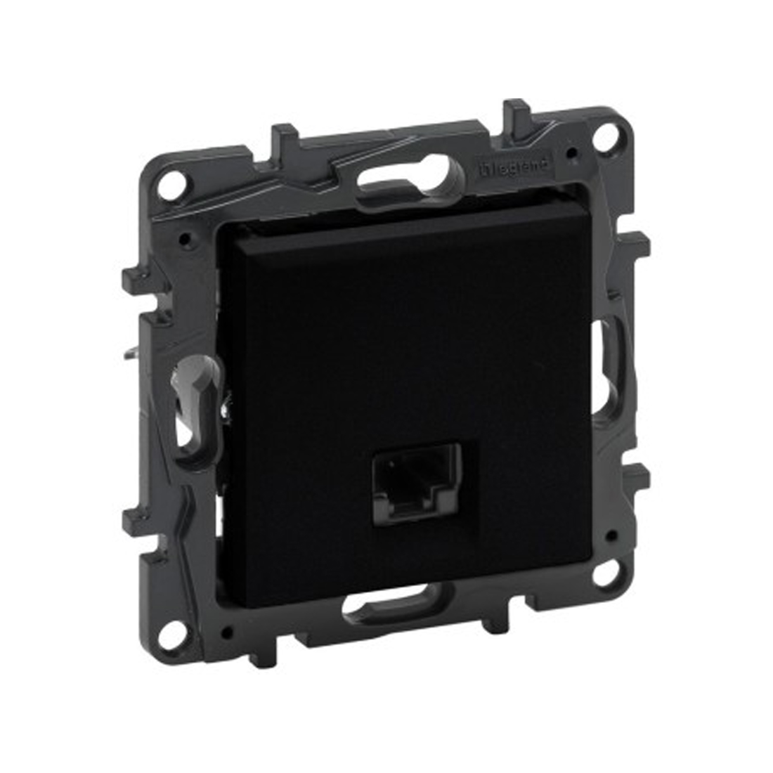 Информационная розетка одинарная Legrand Niloe Step 863559B RJ45 Кат.5e UTP Чёрный