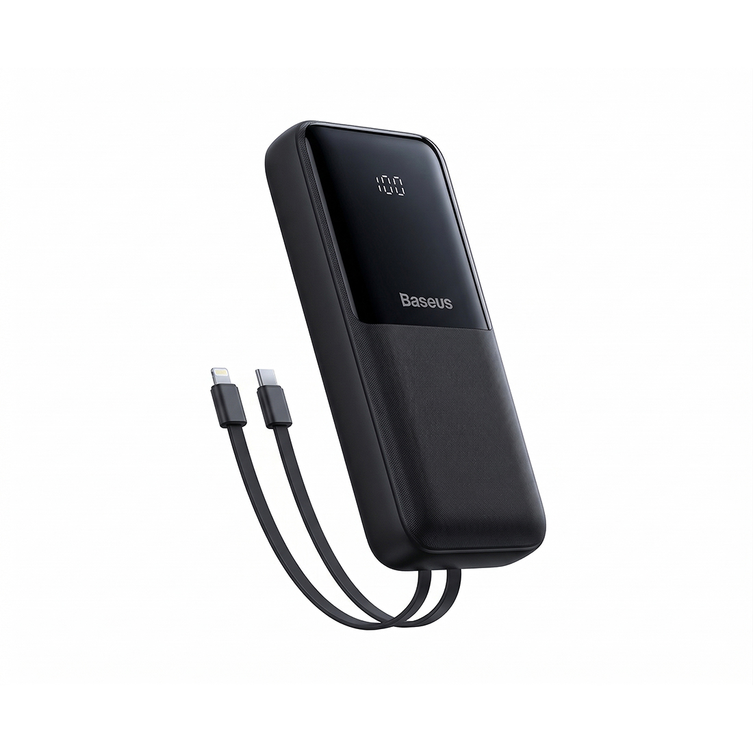Портативный внешний аккумулятор, Baseus, P10079102123-00, Lipow Dual-Cable, Power Bank With Digital Display 20000mAh 22.5W, Черный