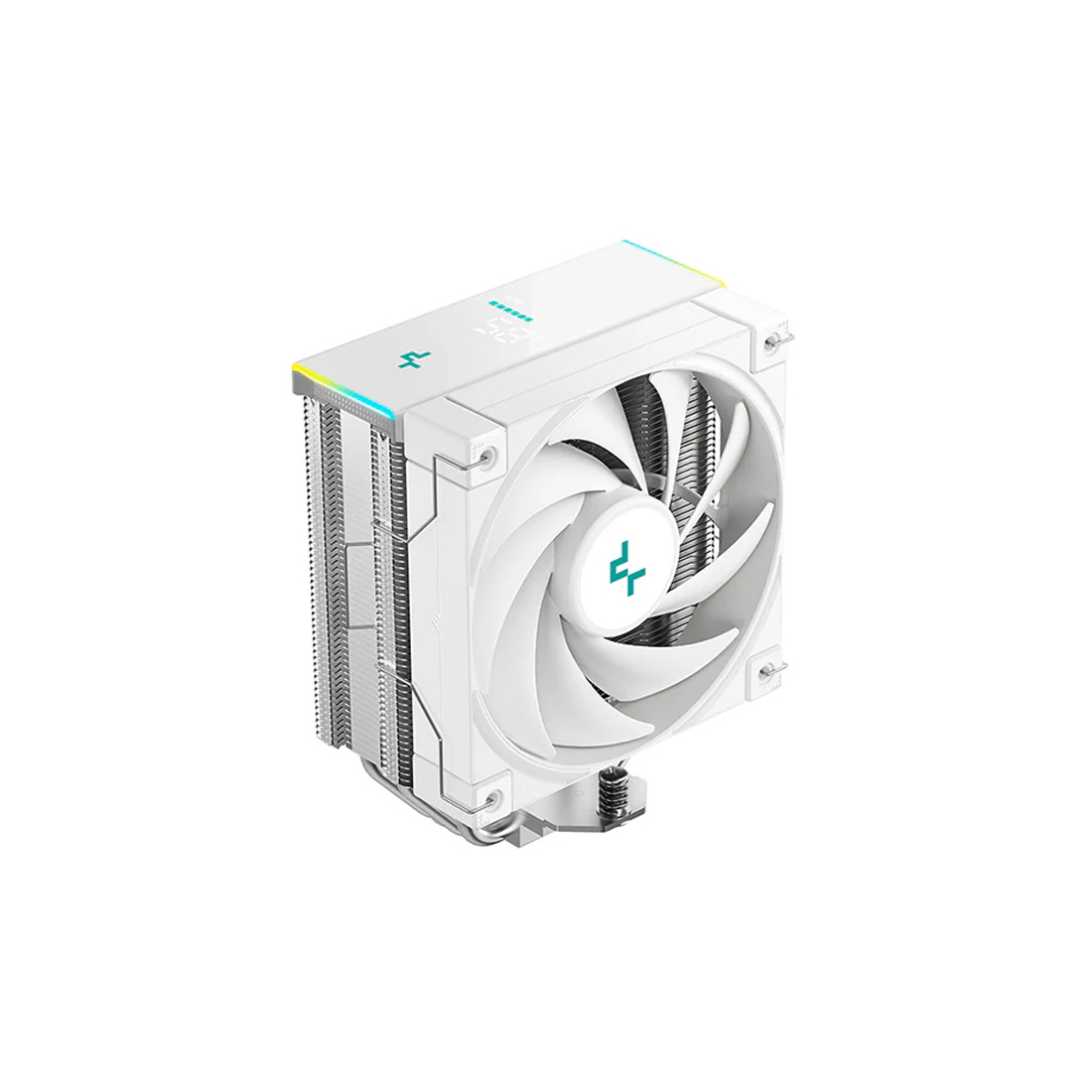 Кулер для процессора, Deepcool, AK400 DIGITAL SE WH R-AK400-WHADMN-GJD, Intel 1851/1700/1200/115х и AMD AM5/AM4, 220W, 120мм, 500-1850±10%/об/м, 68.99 CFM, 28 dB(A), 4pin, 126х97х157мм, Белый