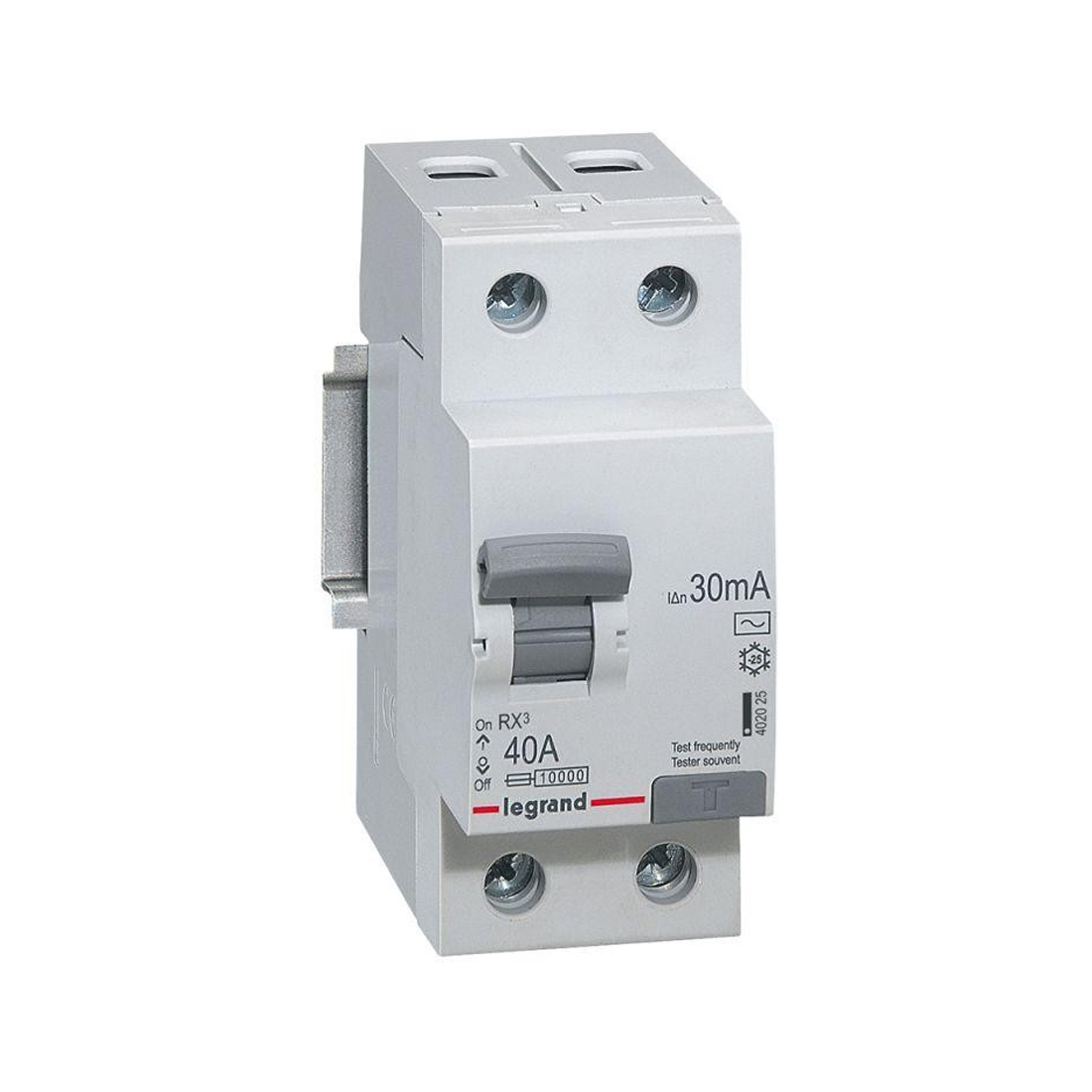 ВДТ, Legrand, 402025, 2П 40А АC RX3 30мA