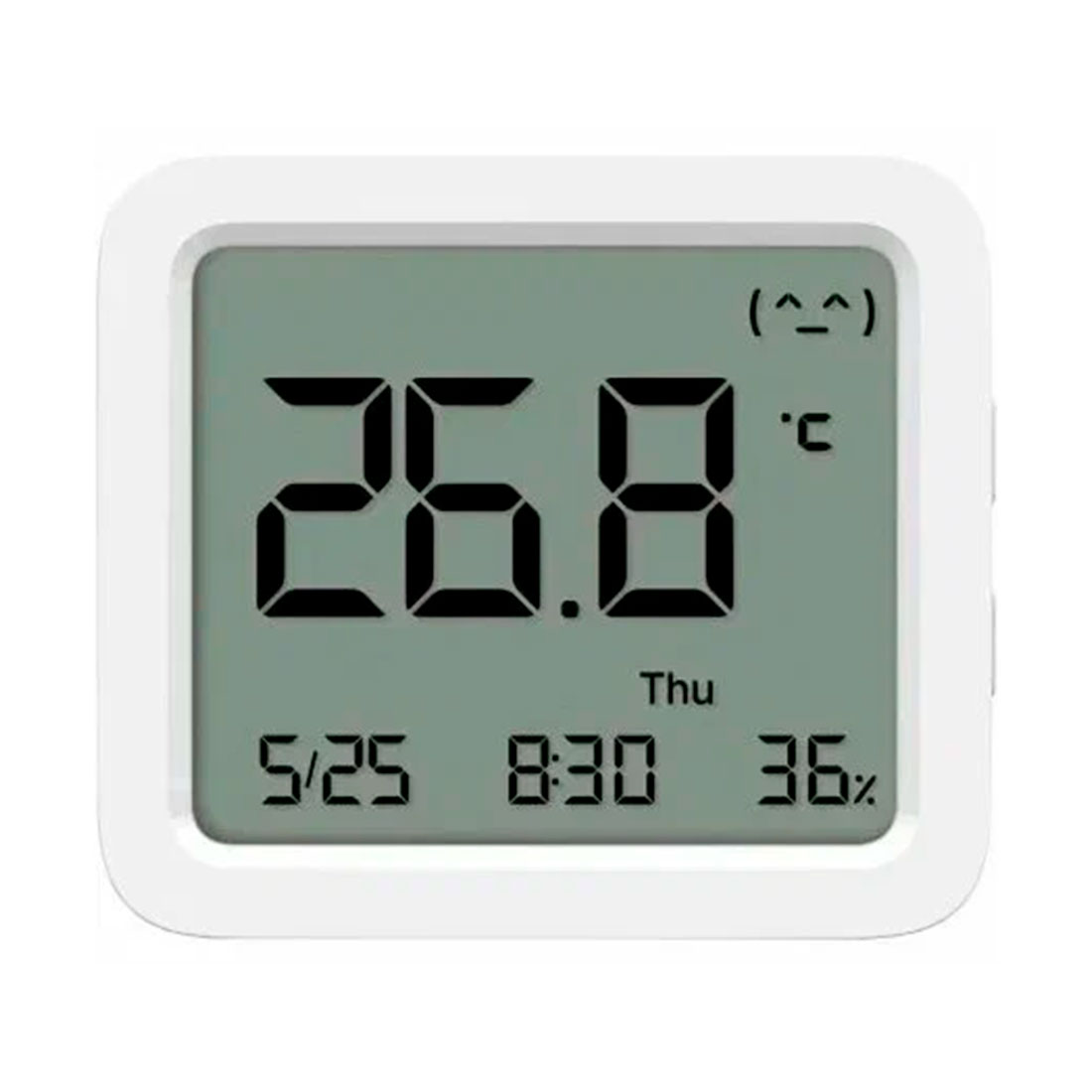 Датчик температуры и уровня влажности, Xiaomi, Smart Temperature and Humidity Monitor 3, BHR9041GL/MJWSD05MMC, Датчик (79.670.214.5 мм), Дисплей 2.7, Точность 0.1 °C / 1% RH, Bluetooth, Батарея CR2450 (в комплекте), Белый