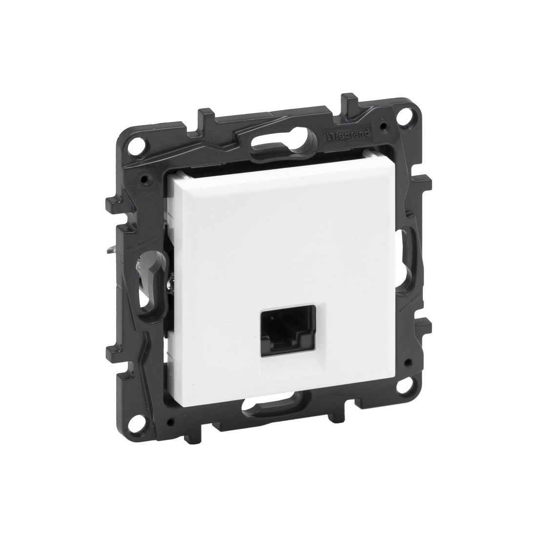 Информационная розетка одинарная, Legrand Niloe Step, 863163B, RJ45 Кат.6 UTP Белый new