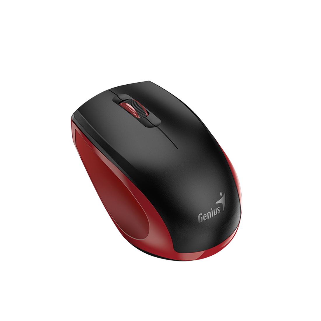 Компьютерная мышь, Genius, NX-8006S, 3D, Оптическая, 1600dpi, Беcпроводная 2.4ГГц, 1 x AA, Черно - Красный