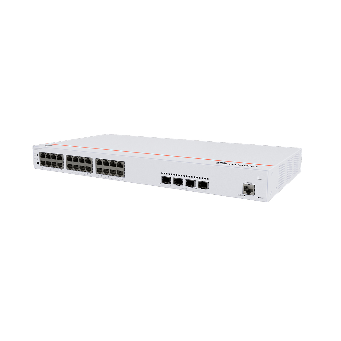 Коммутатор, Huawei, S220-24P4X, Управляемый L2, 24 порта 10/100/1000M RJ-45, 4 порта SFP+, 400W PoE+, стоечный