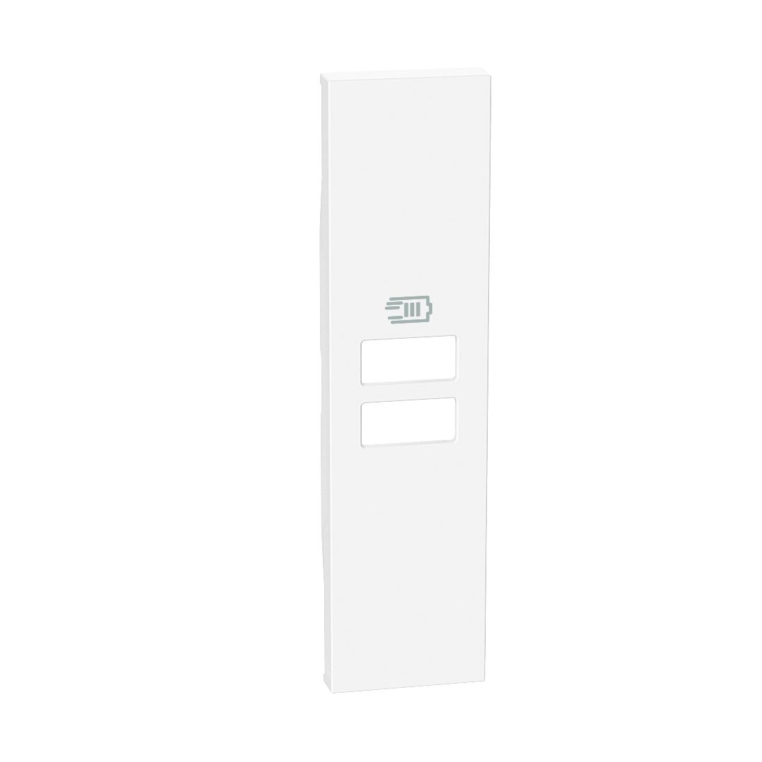 Лицевая панель, Bticino, KW13C, Living Now USB 2 разъёма 15 Вт/3000мА 1 модуль белый