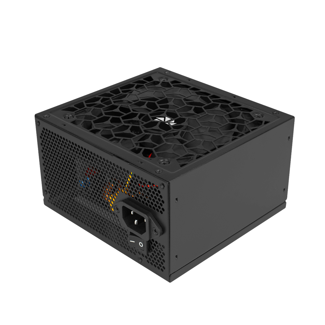 Блок питания, Aerocool, AERO WHITE, 750W, ATX, APFC, 20+4pin, 2*4+4pin, 6*Sata, 2*Molex, 3*PCI-E 6+2pin, Вентилятор 12см, Кабель питания, Чёрный