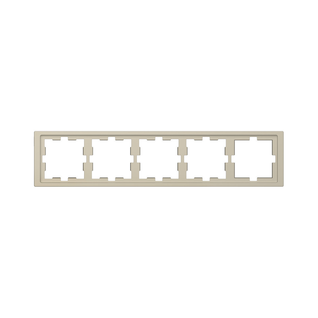 Рамка, MERTEN, MTN4050-6533, D-Life 5 постовая сахара