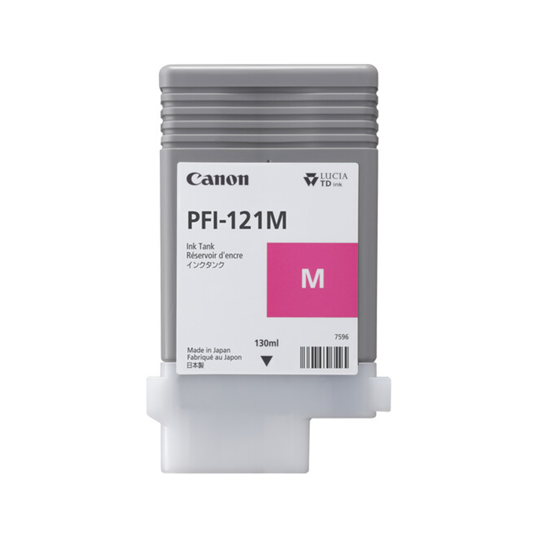 Чернильный картридж Canon PFI-121 Magenta 6267C001AA для imagePROGRAF TM250/TM255/TM350/TM355, 130 мл