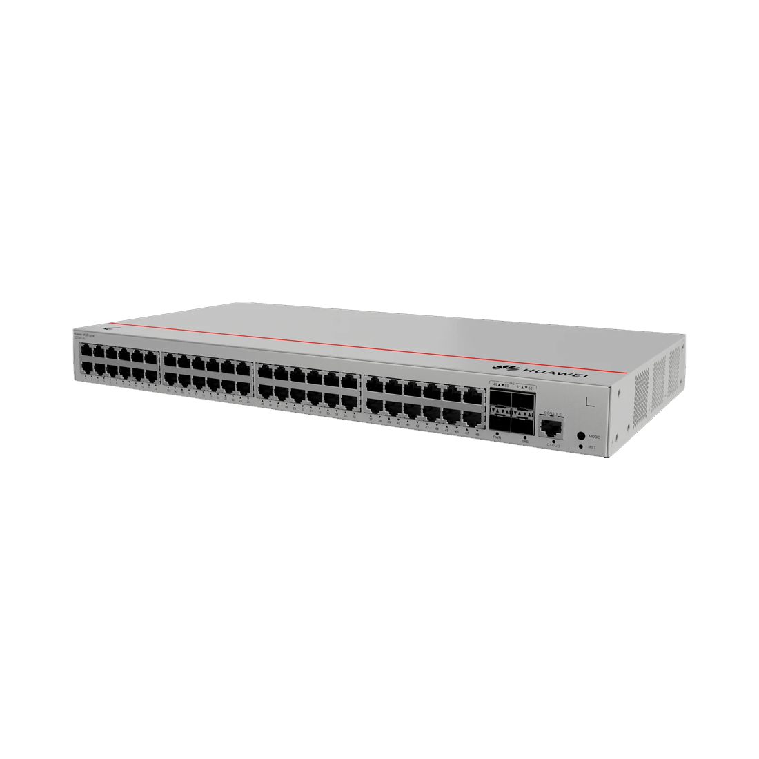 Коммутатор, Huawei, S220-48P4S, Управляемый L2, 48 портов 10/100/1000M RJ-45, 4 порта SFP, 380W PoE+, стоечный