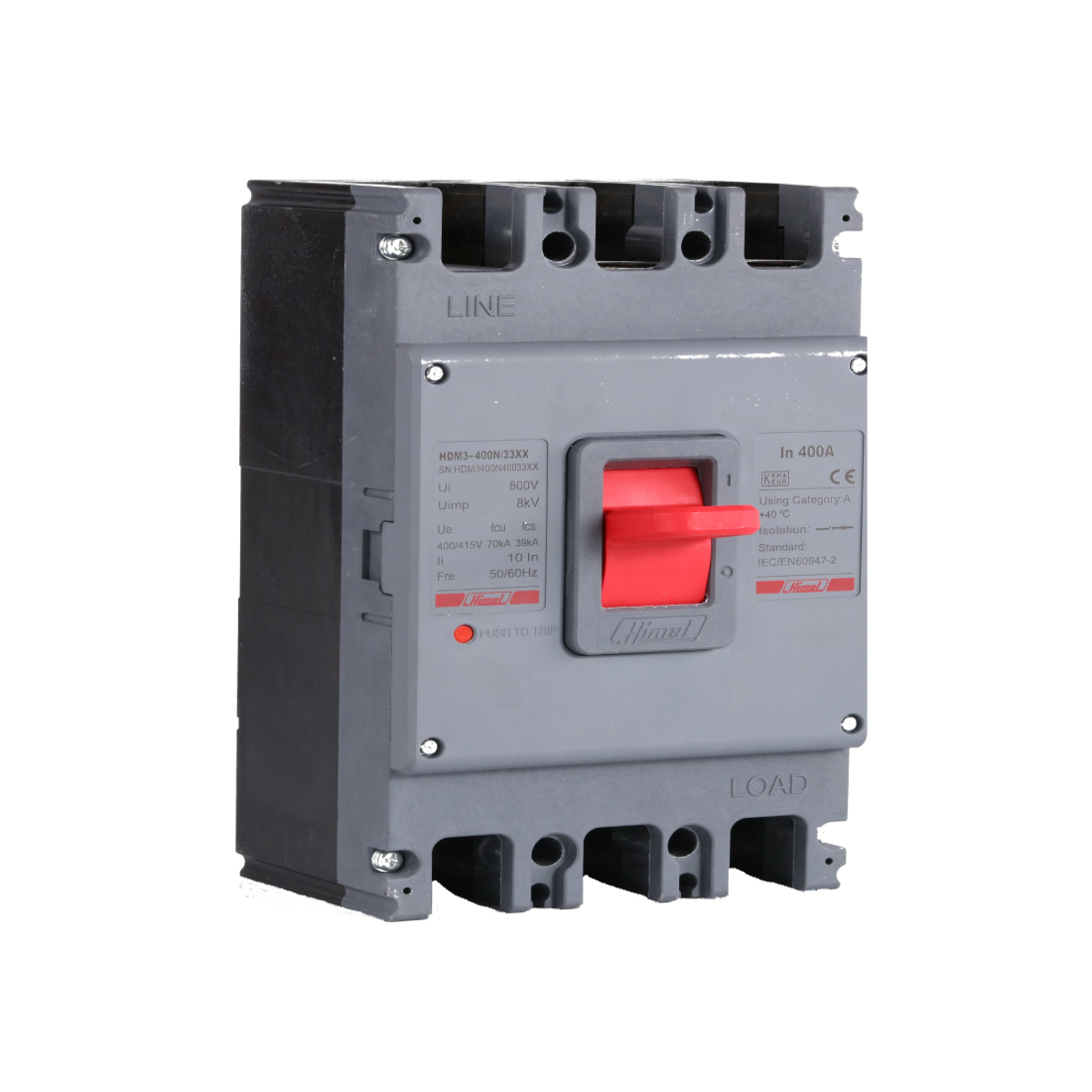 Автоматический выключатель, Himel, HDM363S1633XX, HDM3 63S/3P 16A