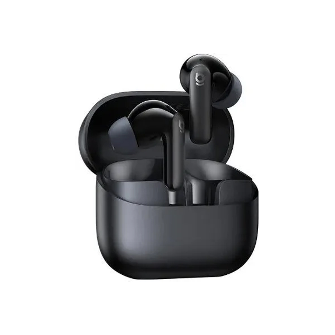 Наушники, Baseus, Bass BP1 NC, A0010704, TWS, 12 мм, ANC, 4 микрофона, Bluetooth 6.0, 20 Гц–20 кГц, 16 Ом, до 7 ч / 41 ч, ANC: 5,5 ч / 33 ч, 10 мин = 1 ч, USBC, IP55, 4,1 г, Cosmic Black, Черный