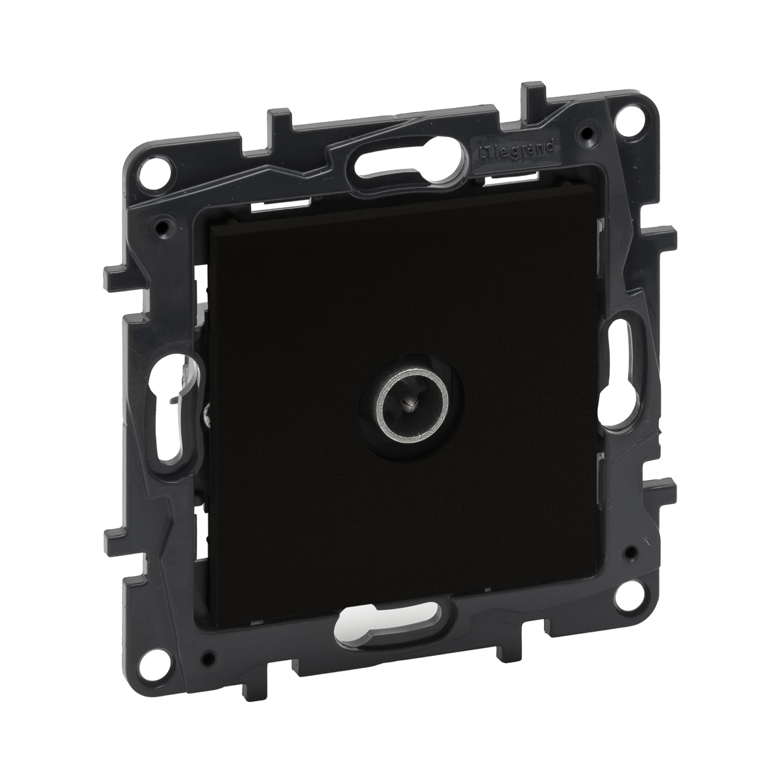 Розетка TV "звезда", Legrand Niloe Step, 863574, Чёрный