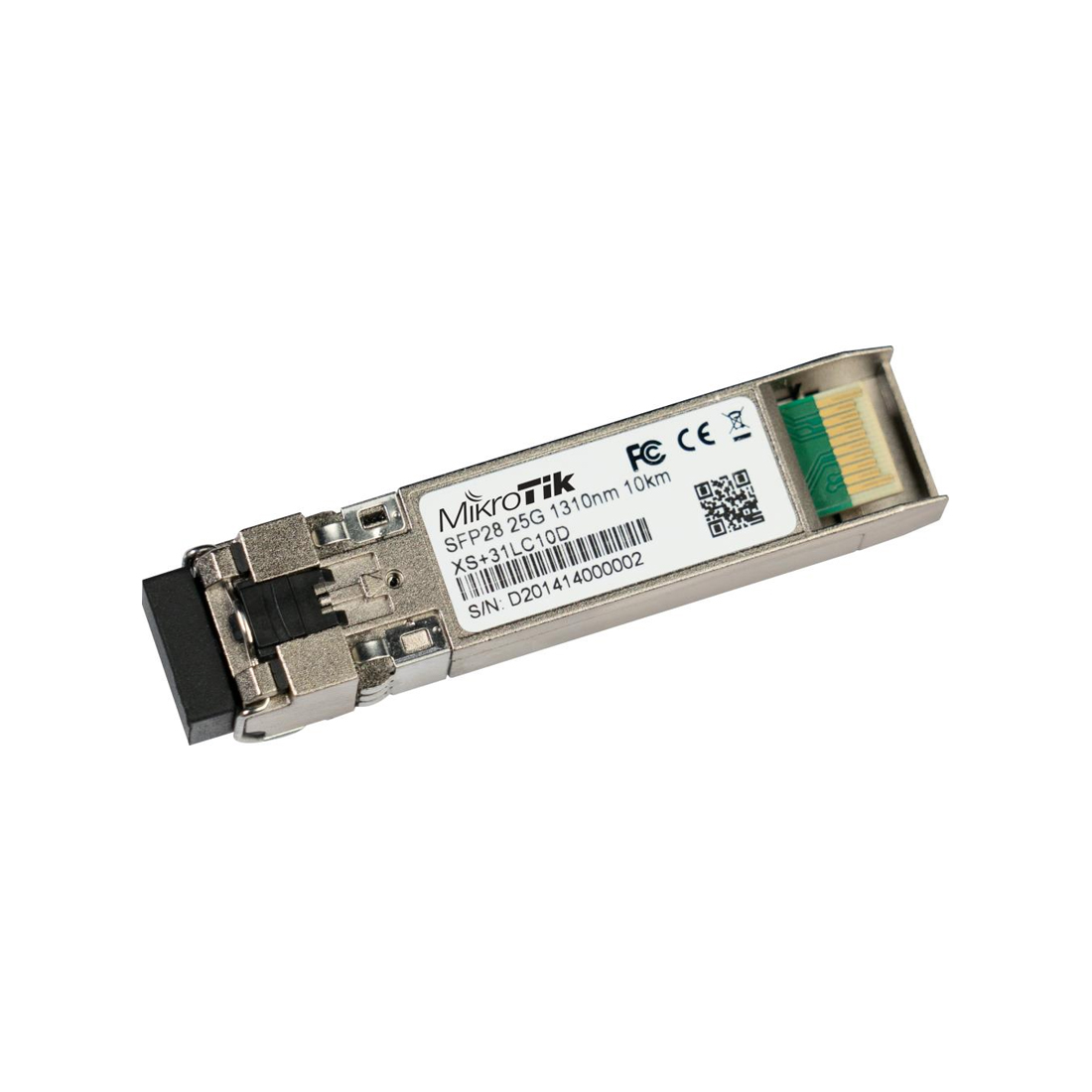 Трансивер, MikroTik, XS+31LC10D, SFP / SFP+ / SFP28, 1G / 10G / 25G, SM, Dual LC