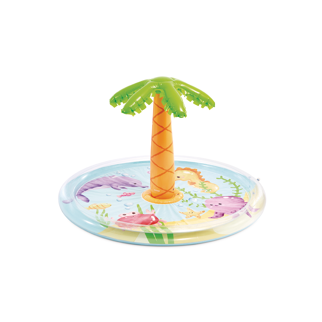 Детский надувной игровой бассейн Palm Tree Spray 173 x 104 см, INTEX