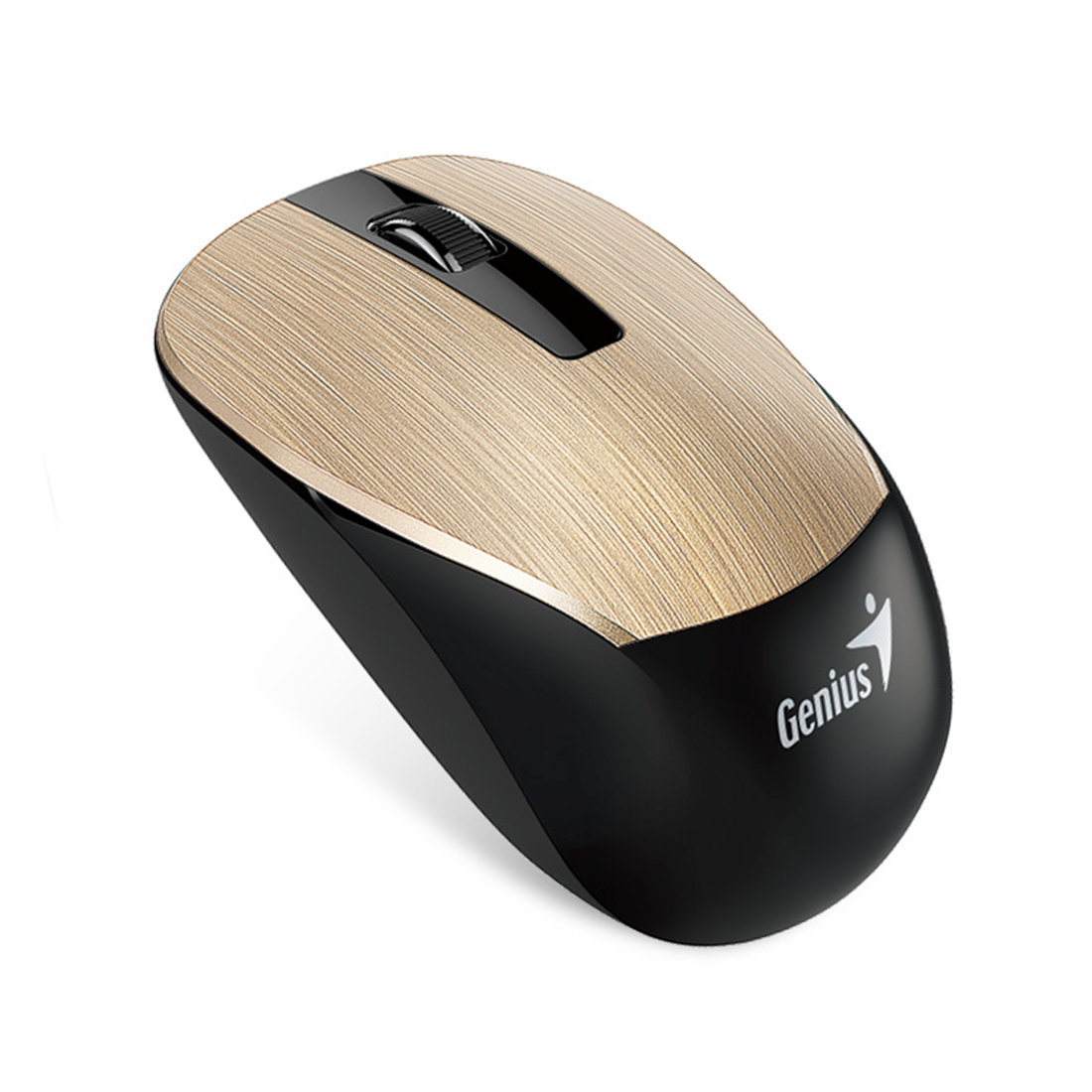 Компьютерная мышь, Genius, NX-7015, 3D, Оптическая, 1600dpi, Беcпроводная 2.4ГГц, Золотой