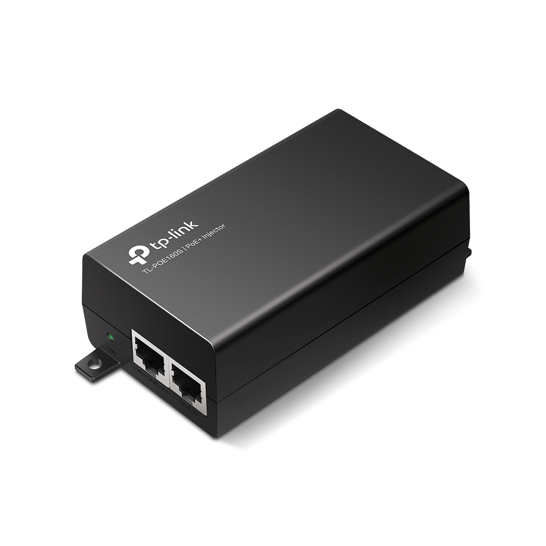 PoE-инжектор, TP-Link, POE160S, 2 порта 10/100/1000 Мбит/с, 802.3af/at, мощность до 30 Вт