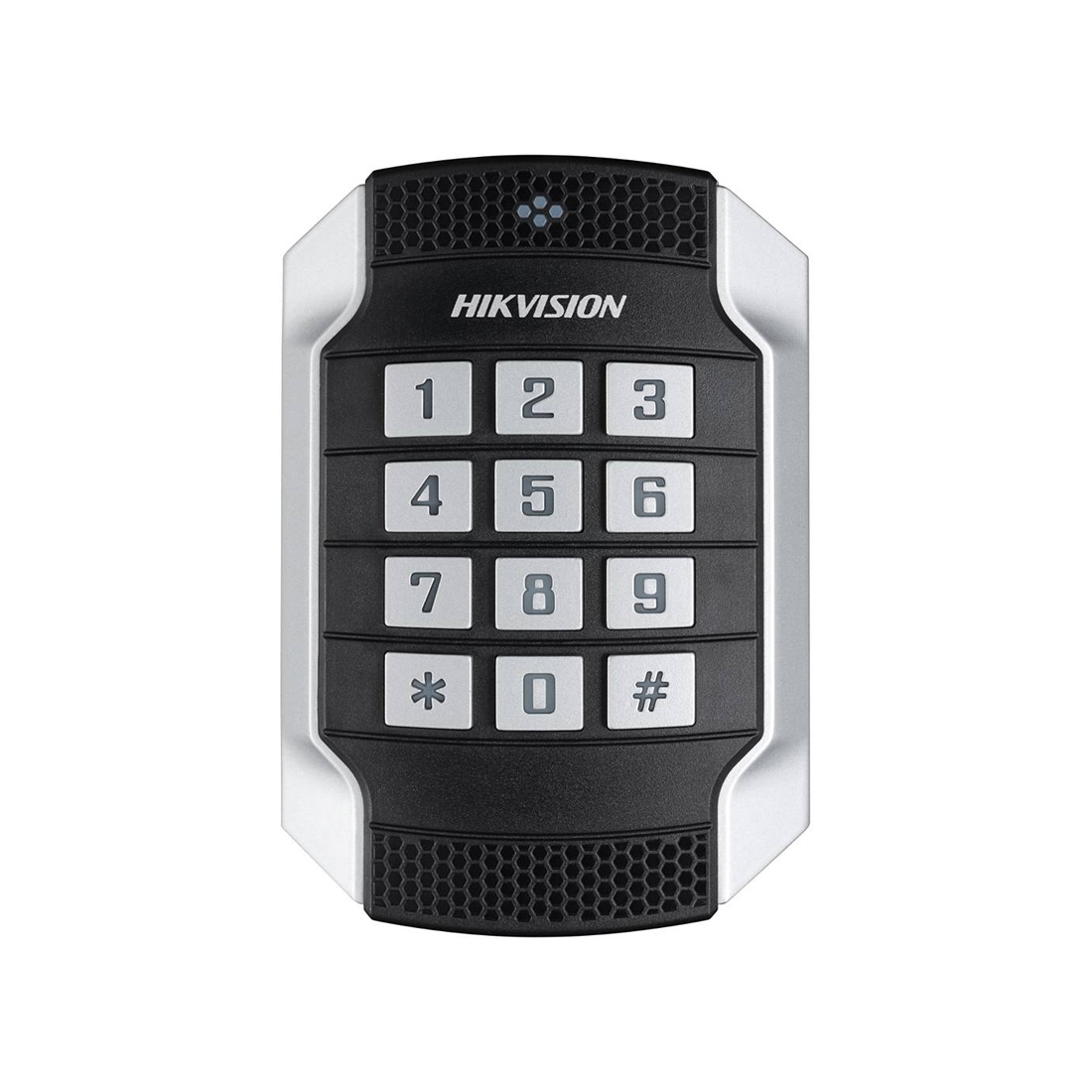 Считыватель, Hikvision, DS-K1104MK, Металлический антивандальный считыватель, чтение карт M1 (1356 МГц) RS485/ Wiegand(W26/W34), от -20 °C до 65 °C, IP65 IK10 12 VDC