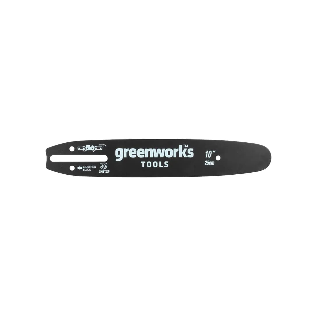 Шина для пилы Greenworks 2947207, 25 см