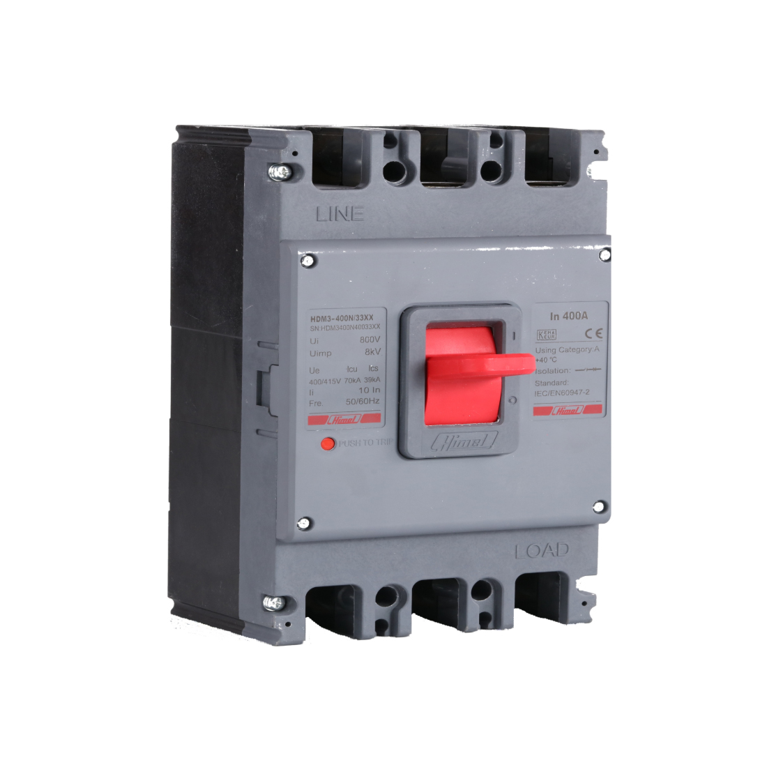 Автоматический выключатель, Himel, HDM363S5033XX, HDM3 63S/3P 50A
