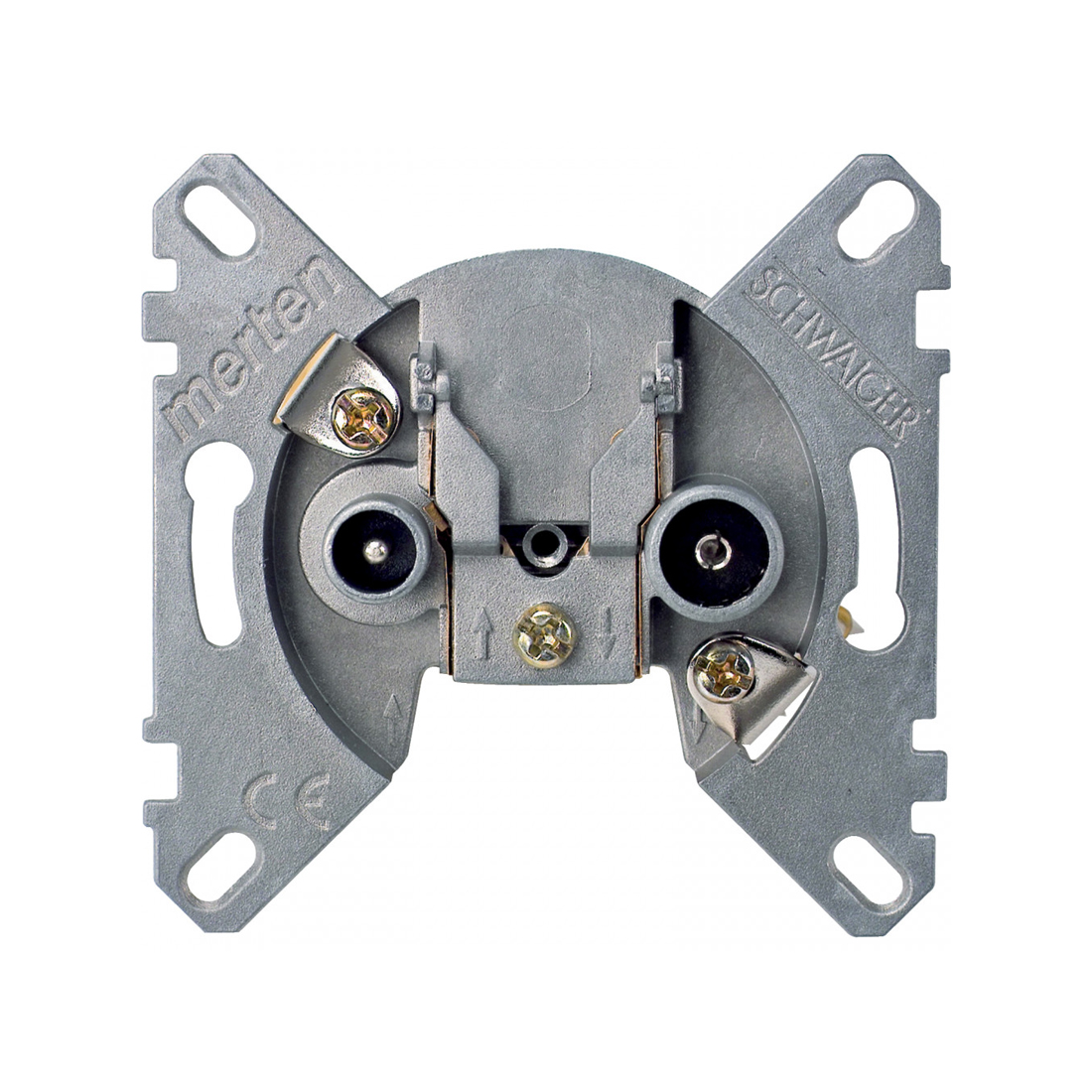 TV/FM мех-м, MERTEN, MTN466099, D-Life оконечный, 0/4,5DB
