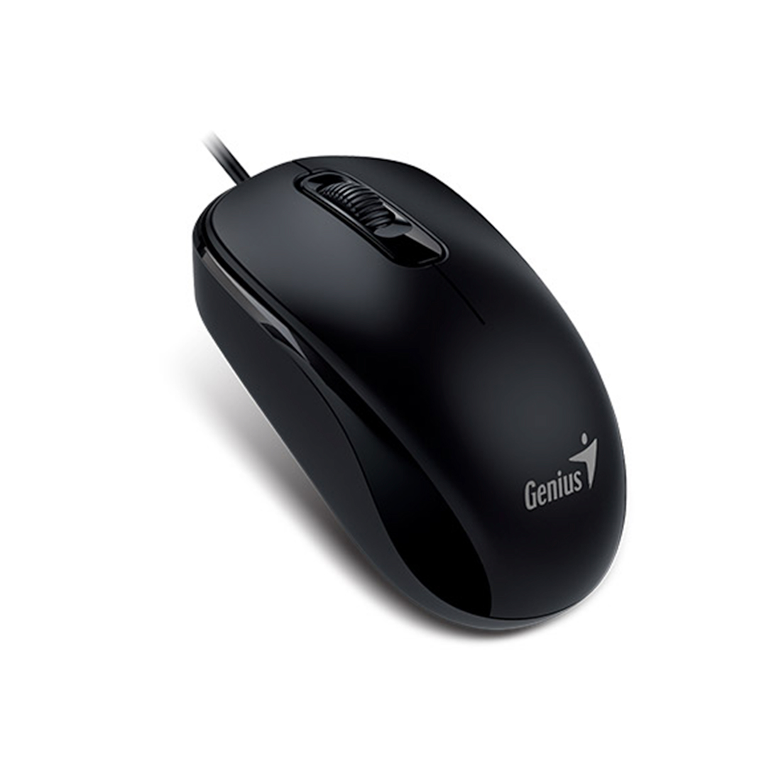 Компьютерная мышь, Genius, DX-110, Оптическая, 1000dpi, USB, Длина кабеля 1,5 метра, Черная