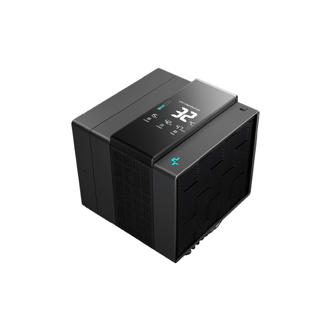 Кулер для процессора, Deepcool, ASSASSIN IV VC VISION R-ASN4-BKNVMD-G, Intel 20хх/1851/1700/1200/15хх и AMD AM5/AM4, 300W, 1*140мм/1*120мм, 500- 1450±10% об/м, 48.55 CFM / 46.75 CFM, 29,3 дБА, 4pin, Габариты 147х144х172мм, Чёрный