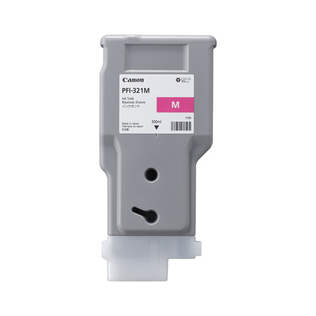 Чернильный картридж Canon PFI-321 Magenta 6269C001AA для imagePROGRAF TM250/TM255/TM350/TM355, 300 мл