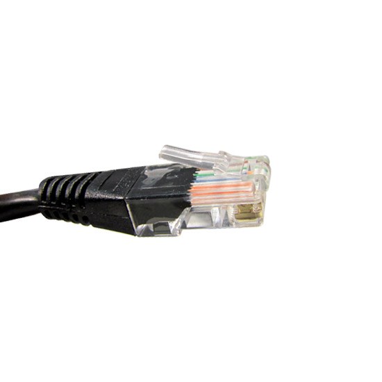 Патч Корд, A&P, APP001BK2, Cat.5, UTP, RJ-45, 2 м, Чёрный, Пол. пакет