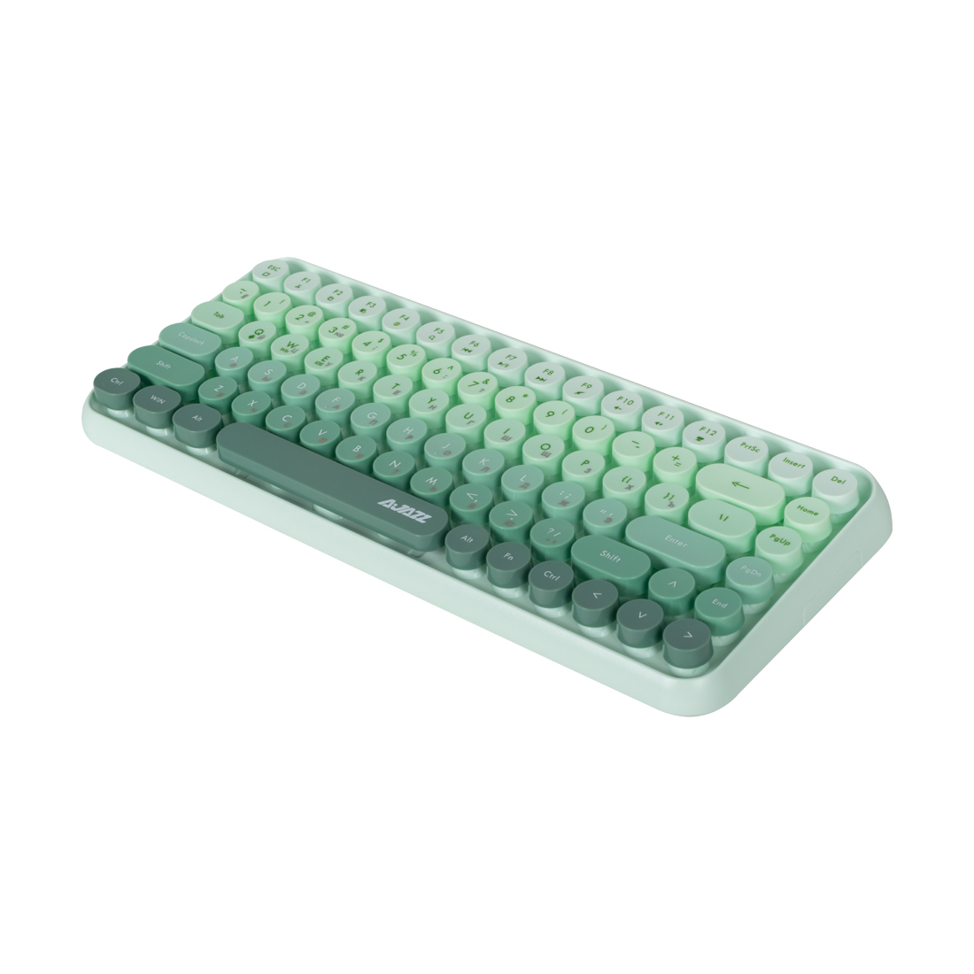 Клавиатура, Ajazz, 308i/Cat/Green, 308i Cat, Мембранная, 75%, Проводная, USB, Анг/Рус, Зелёный