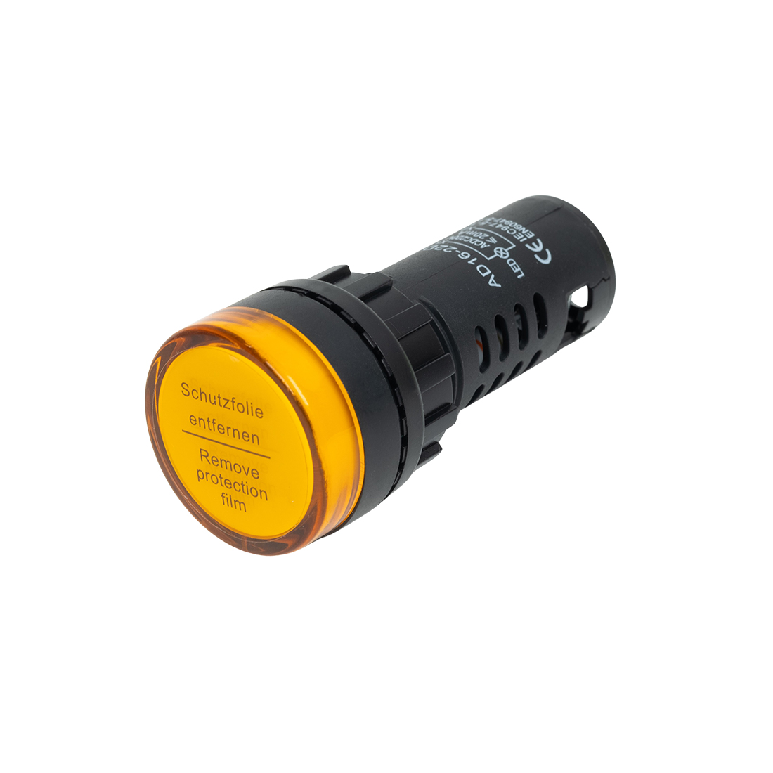Лампа светодиодная универсальная, Deluxe, AD16-22D 220V AC/DC, (желтая)