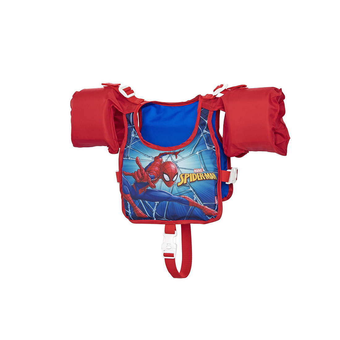 Жилет для плавания с нарукавниками Swim Pal 56 см, BESTWAY, Spiderman, Красный