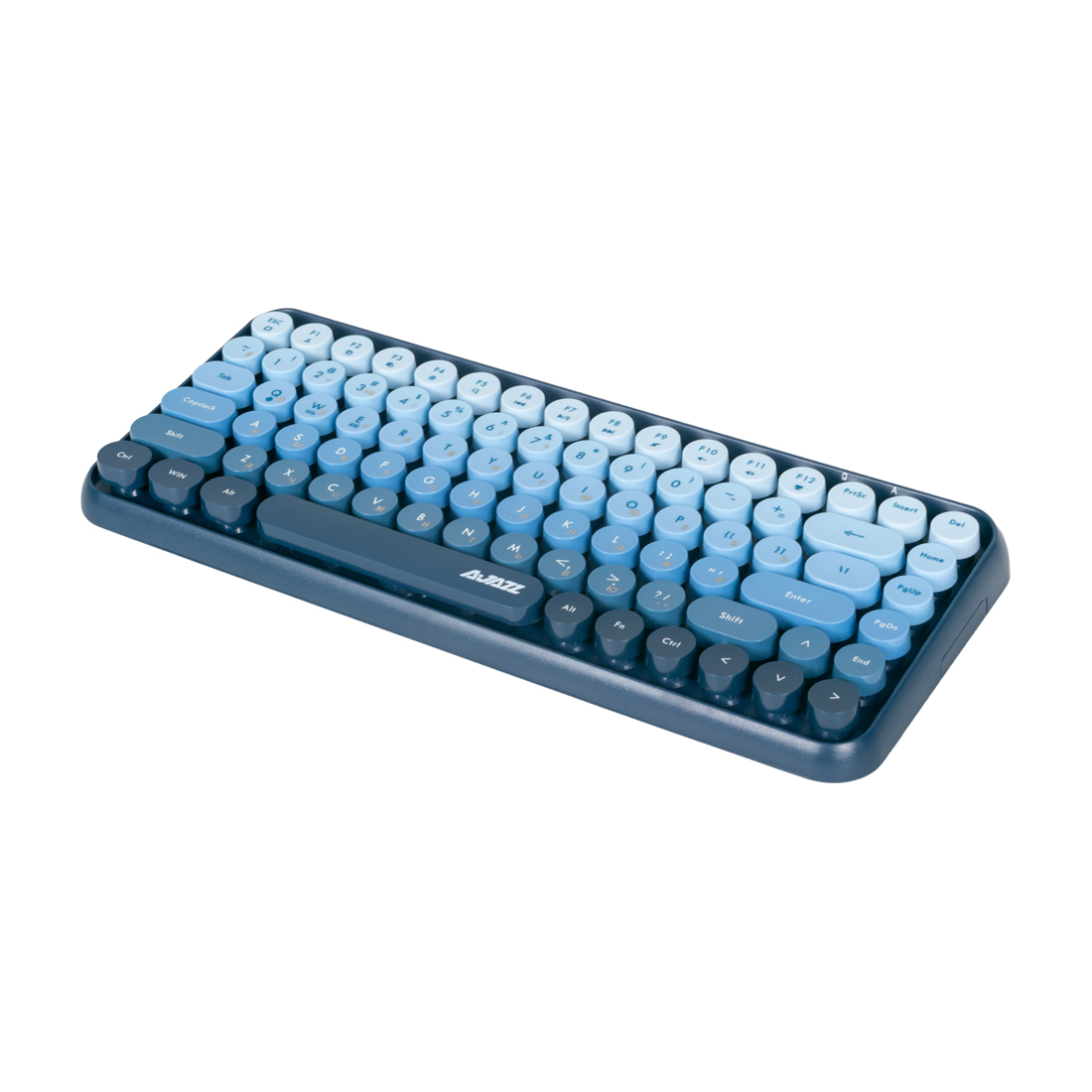 Клавиатура, Ajazz, 308i/Cat/Blue, 308i Cat, Мембранная, 75%, Проводная, USB, Анг/Рус, Синий