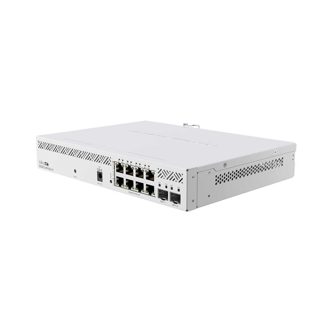 Коммутатор, MikroTik, CSS610-8P-2S+IN, Cloud Smart Switch, 8 x Gigabit 802.3af/at PoE-out ports, 2 x SFP+, SwOS, desktop case, -40°C to 70°C, стоечный