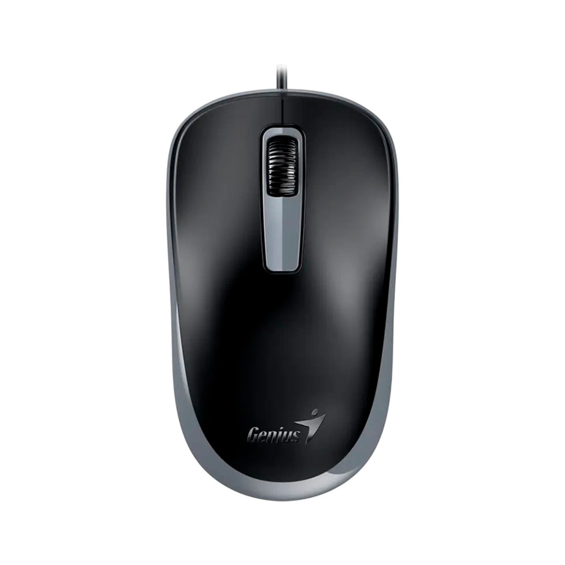 Компьютерная мышь, Genius, DX-125S, Оптическая, Silent, 1200dpi, USB, Длина кабеля 1,5 метра, Черный